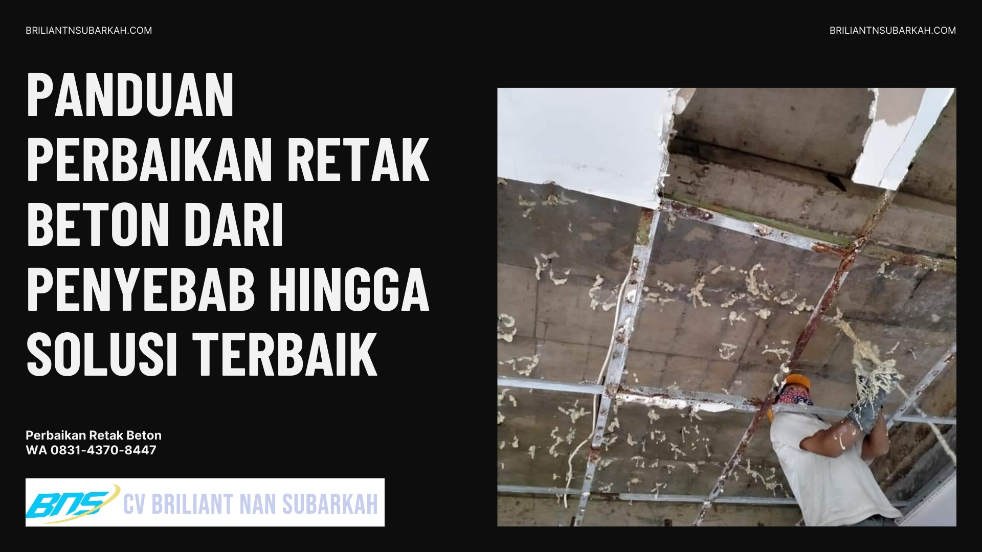 Perbaikan Retak Beton, Cimahi, WA 0831-4370-8447